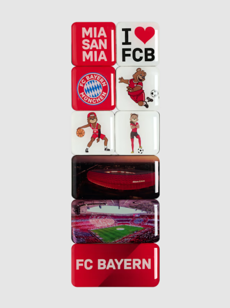 FC Bayern München - Kinder Magnet 9er-Set